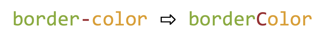 Camélisation des propriétés CSS