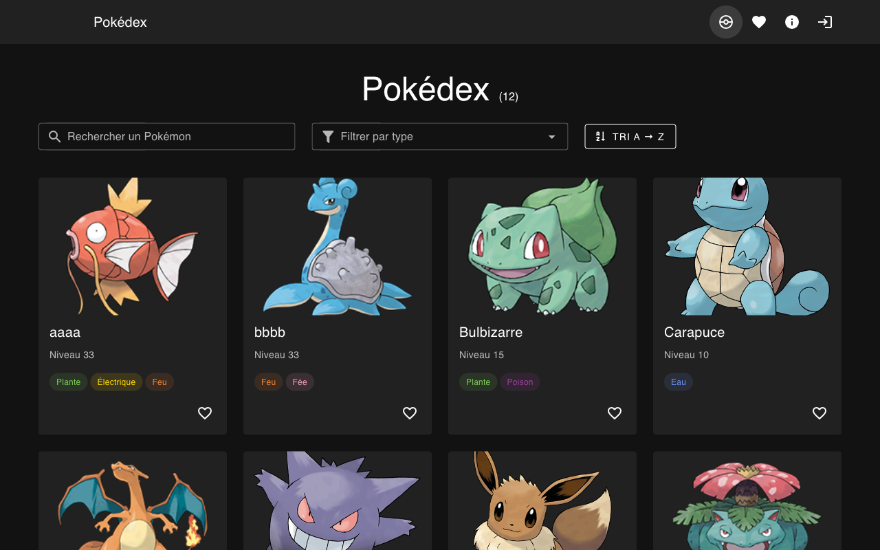 Résultat final — Page d'accueil