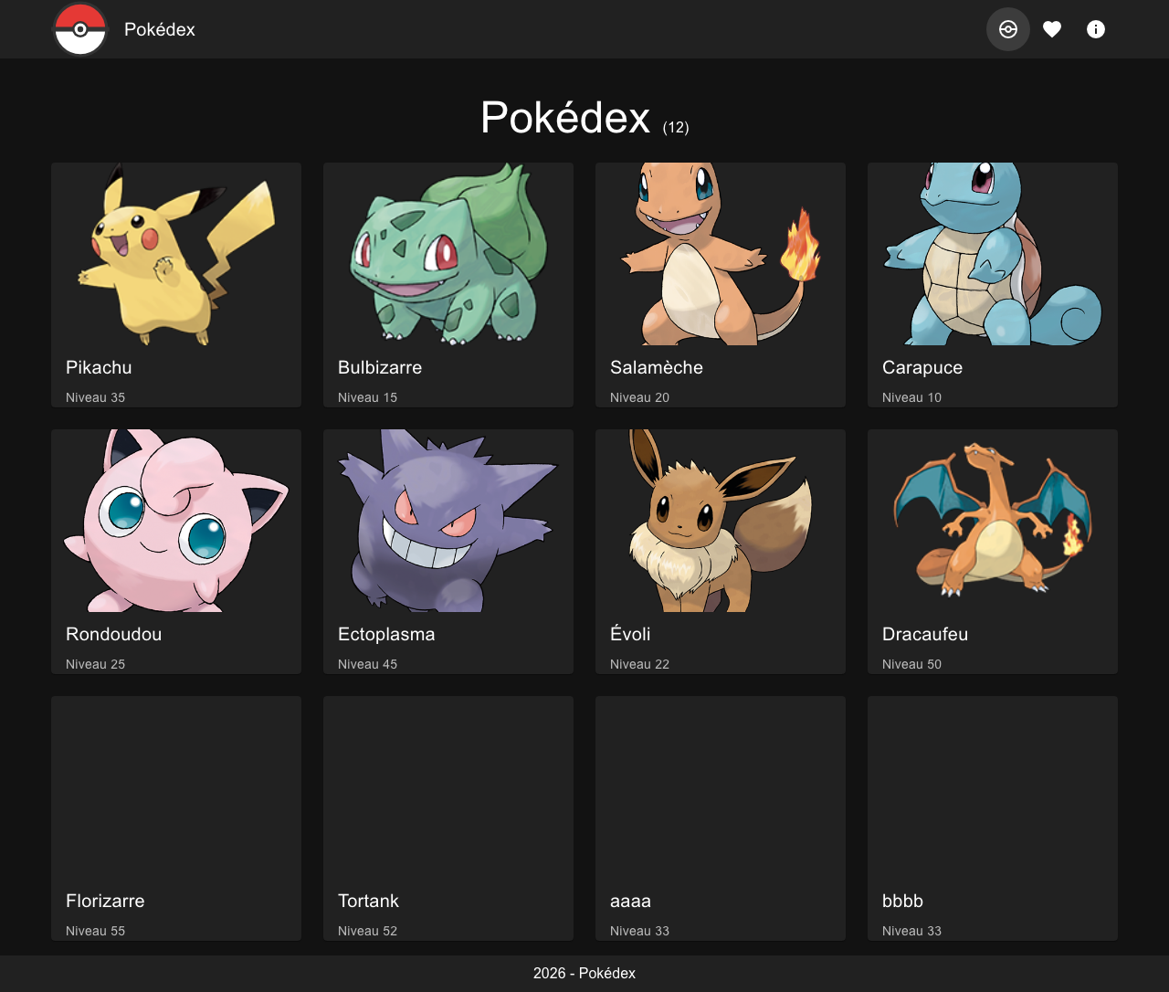 Page d'accueil avec compteur, skeleton loaders et gestion d'erreurs